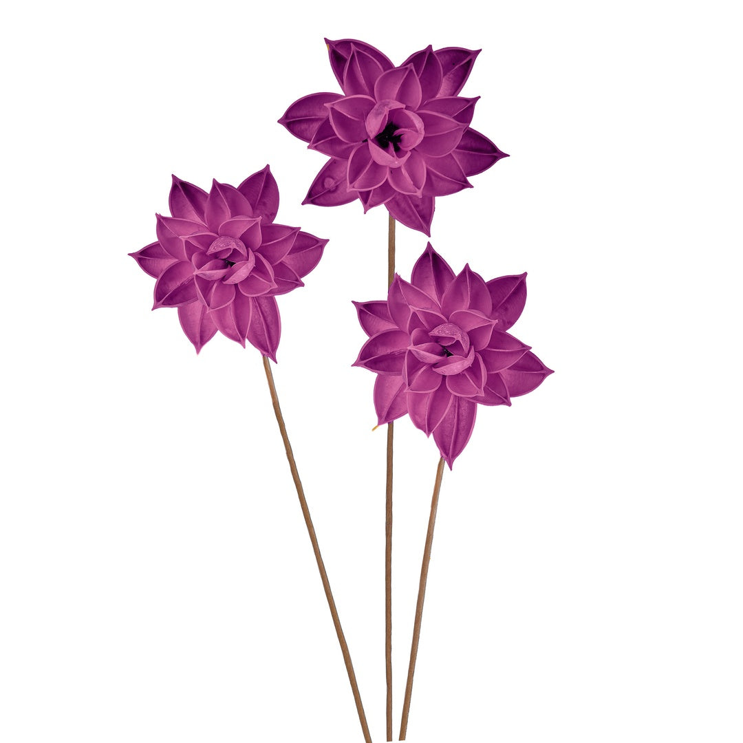 4 Pezzi • Fiore ninfea 15 pezzi • 55 cm