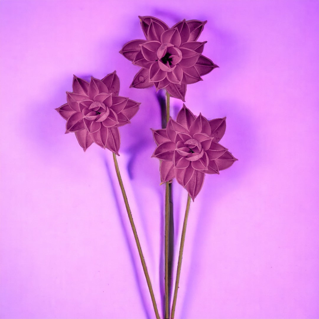 4 Pezzi • Fiore ninfea 15 pezzi • 55 cm