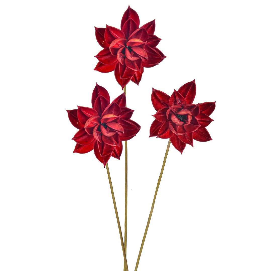 4 Pezzi • Fiore ninfea 15 pezzi • 55 cm