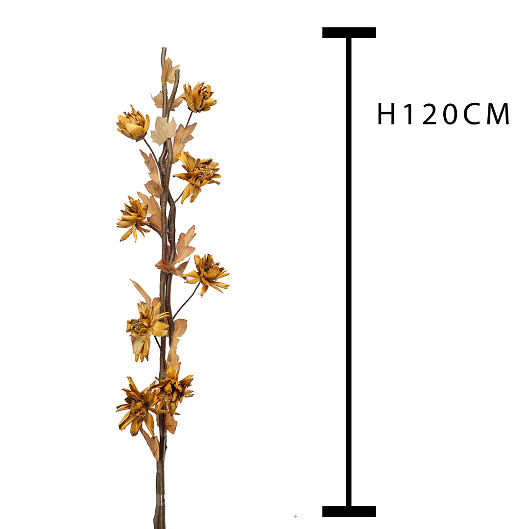 6 Pezzi • Ramo cosmo 3 fiori 1 boccio • 120 cm