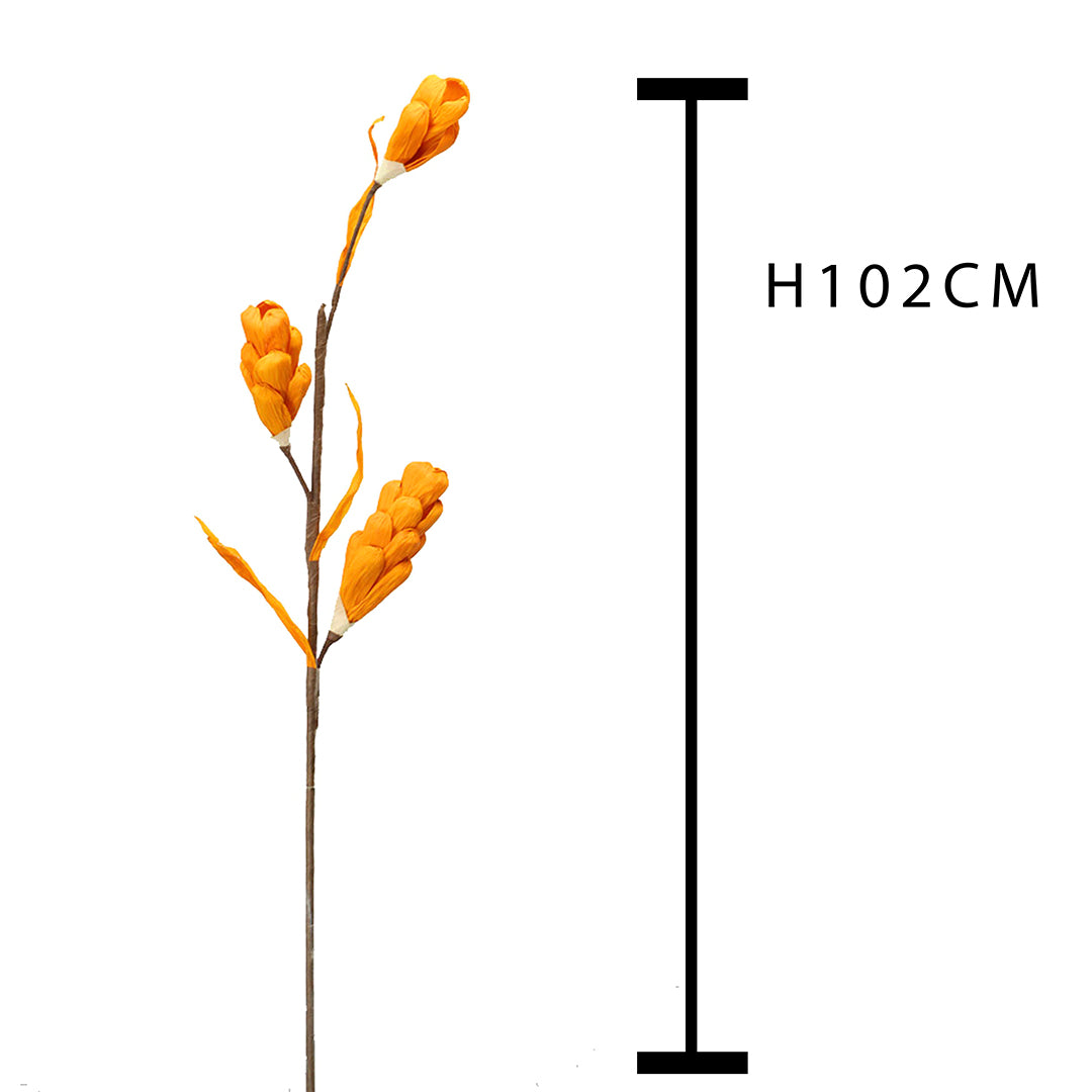 5 Pezzi • Natalia 2 fiori 1 boccio • 102 cm