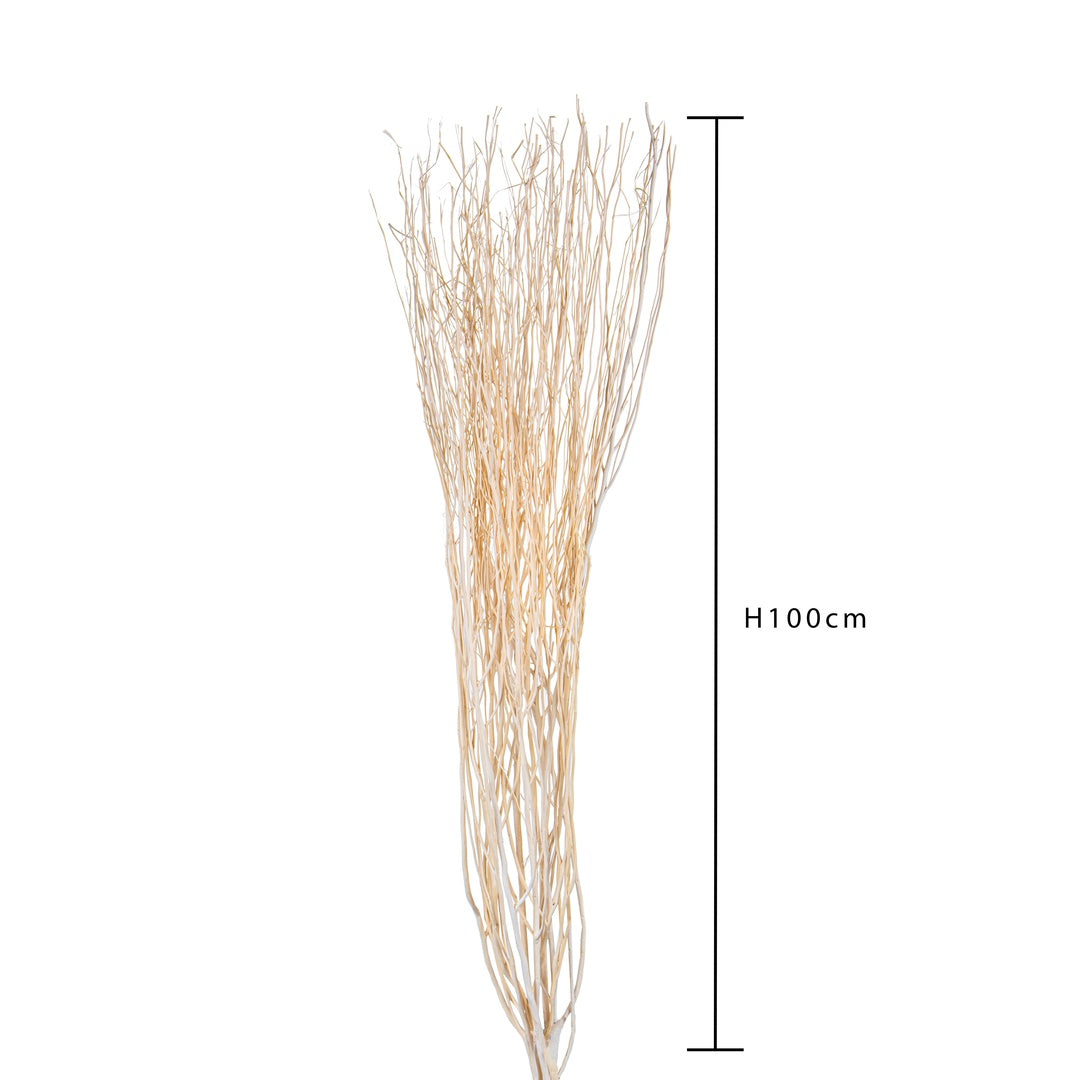 12 Pezzi • White lady 12 mazzi da 7 pezzi "mitzumata fine" • 100 cm