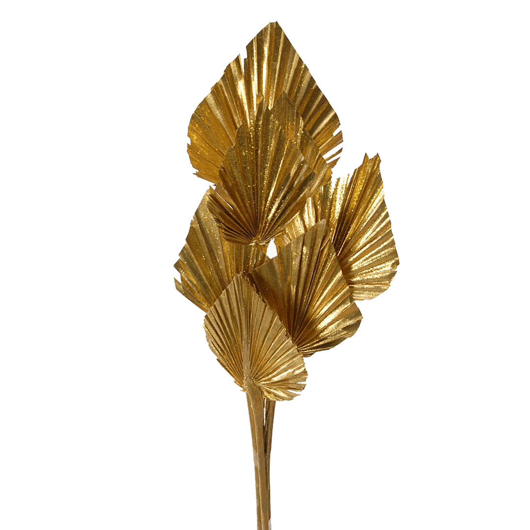 5 Pezzi • Palm spear 4 mazzi da 7 pezzi con glitter • 66 cm