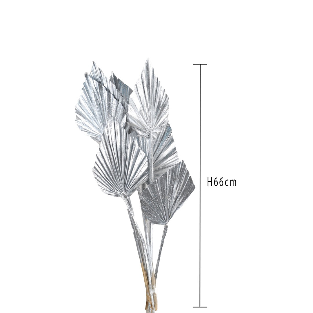 5 Pezzi • Palm spear 4 mazzi da 7 pezzi con glitter • 65 cm