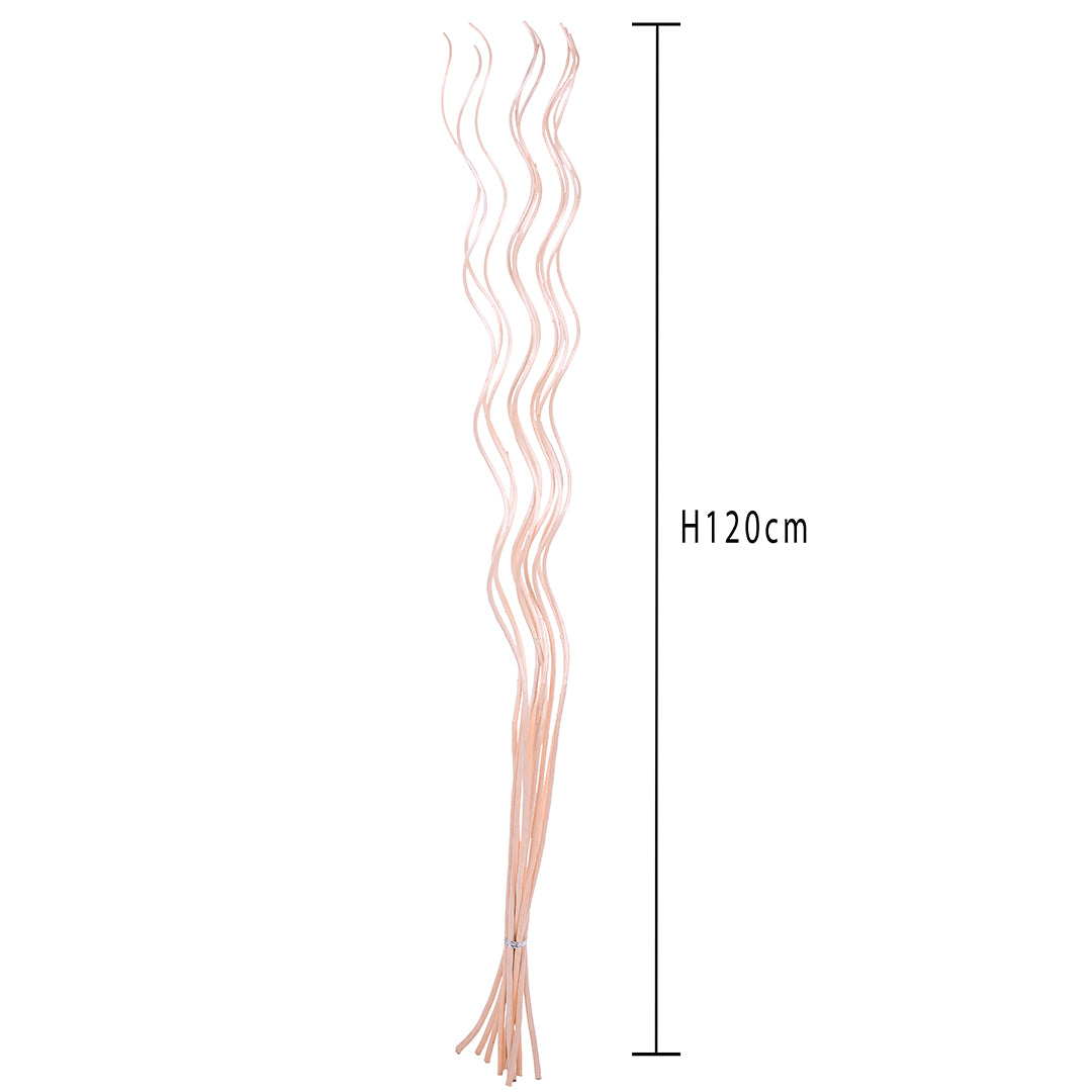 4 Pezzi • Weiden twisted 4 mazzi da 20 pezzi • 120 cm