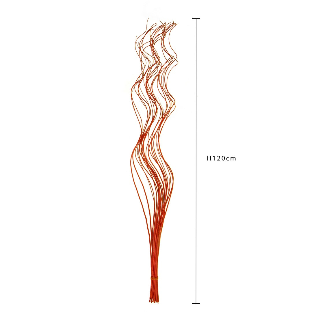 4 Pezzi • Weiden twisted 4 mazzi da 20 pezzi • 120 cm