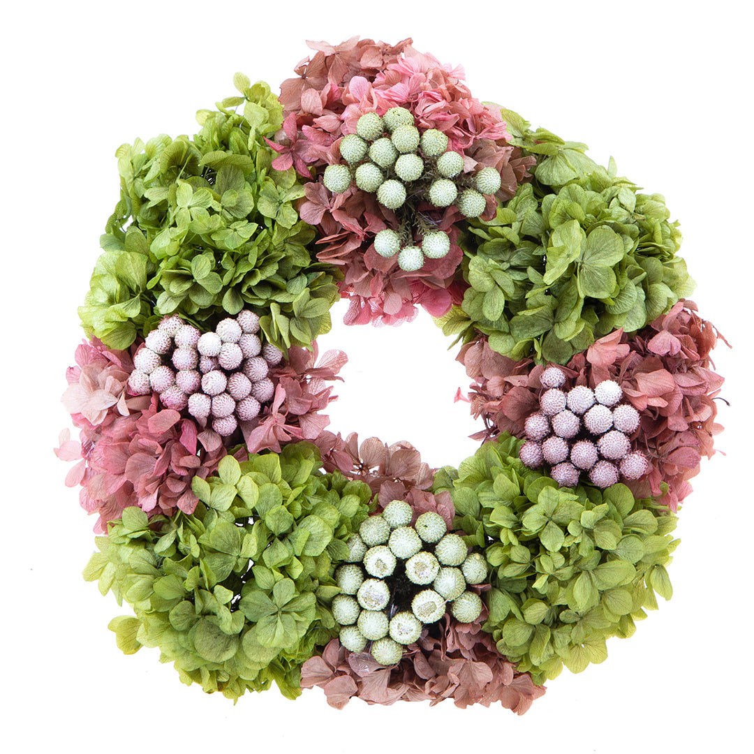Corona ortensie preservate • 30 cm