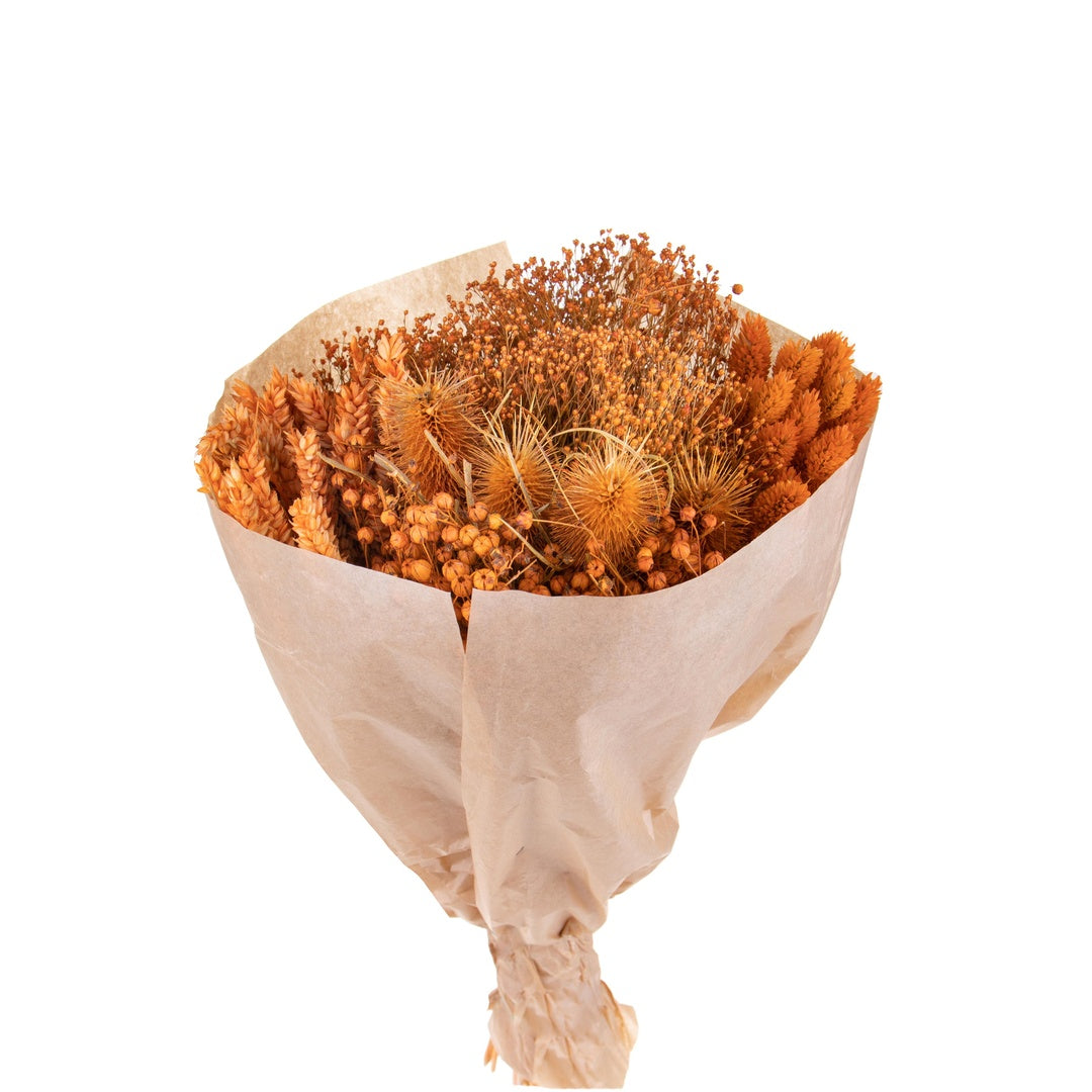 Mazzo di erbe assortite con carta • 30 cm