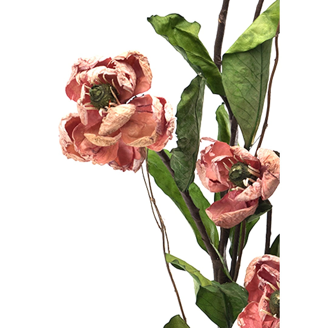 Peonia 3 foglie 1 boccio • 130 cm