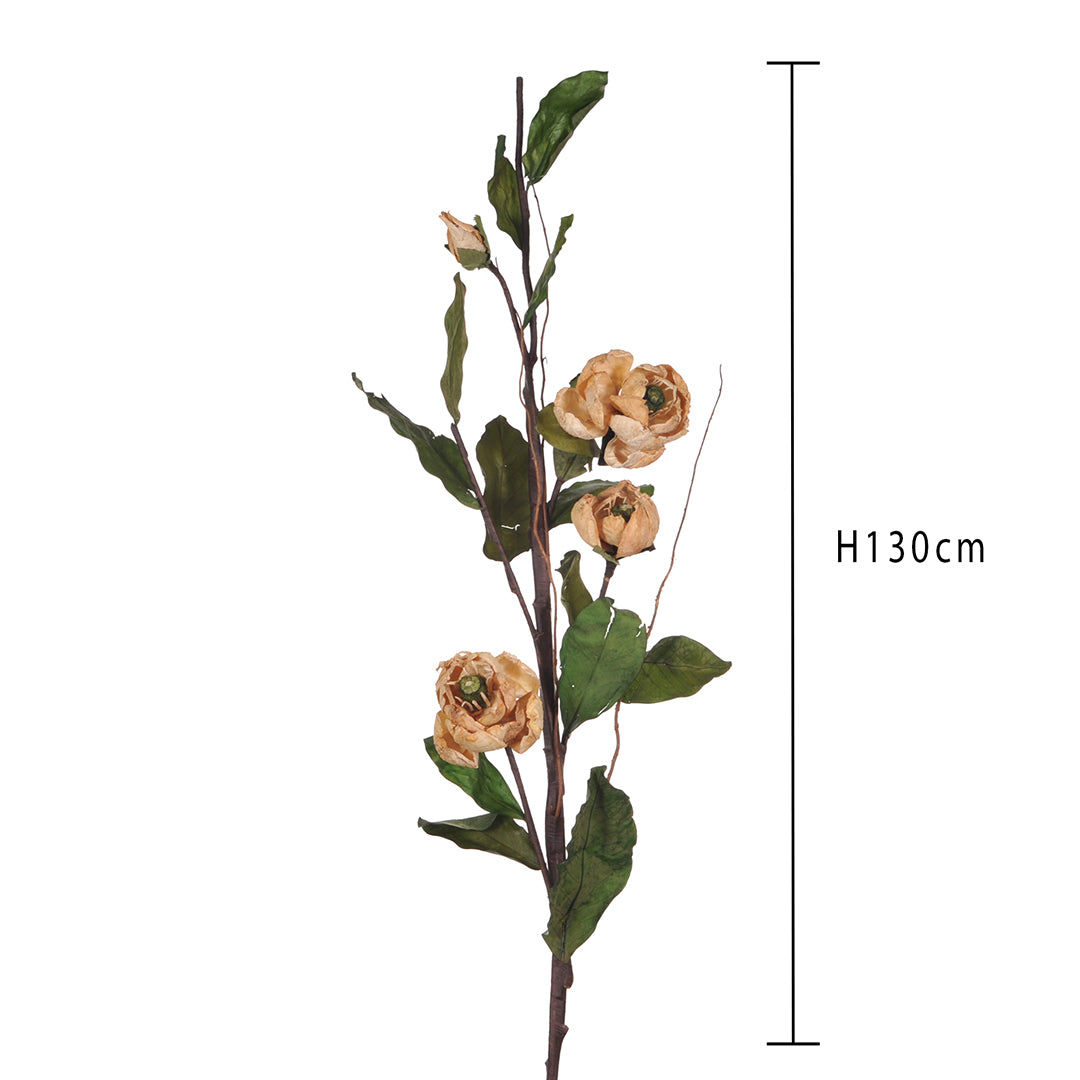 Peonia 3 foglie 1 boccio • 130 cm