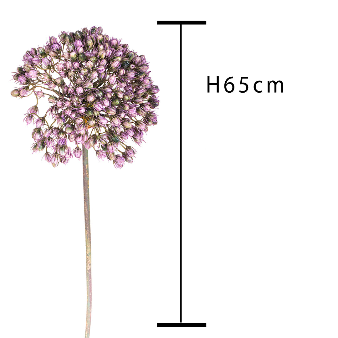 2 Pezzi • Fiore di allium artificiale • 65 cm