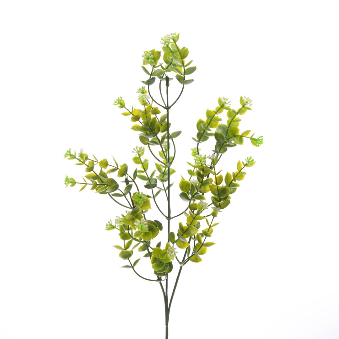 8 Pezzi • Mini ramo eucalyptus fiori artificiale • 65 cm