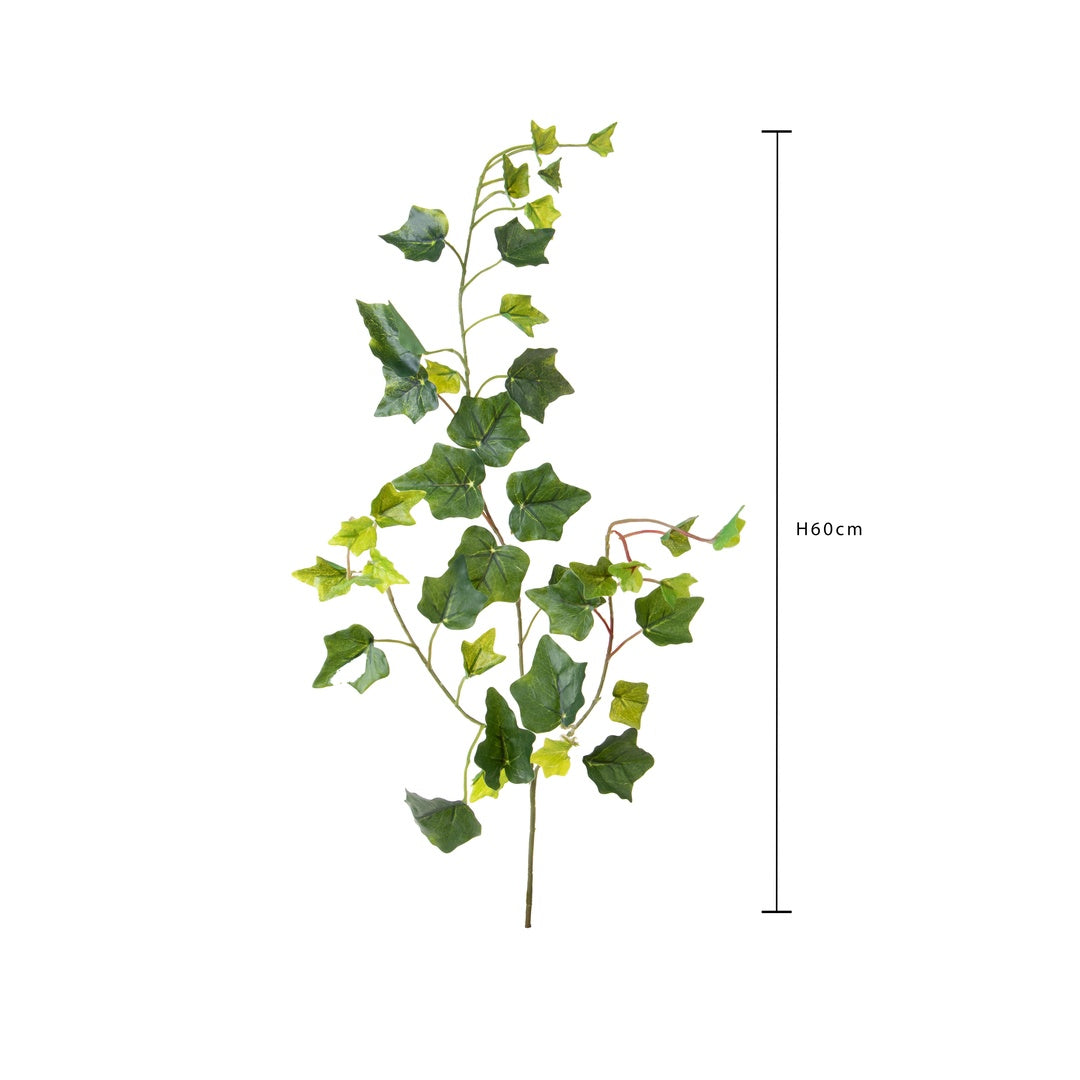 2 Pezzi • Real touch tralcio ederina artificiale • 60 cm