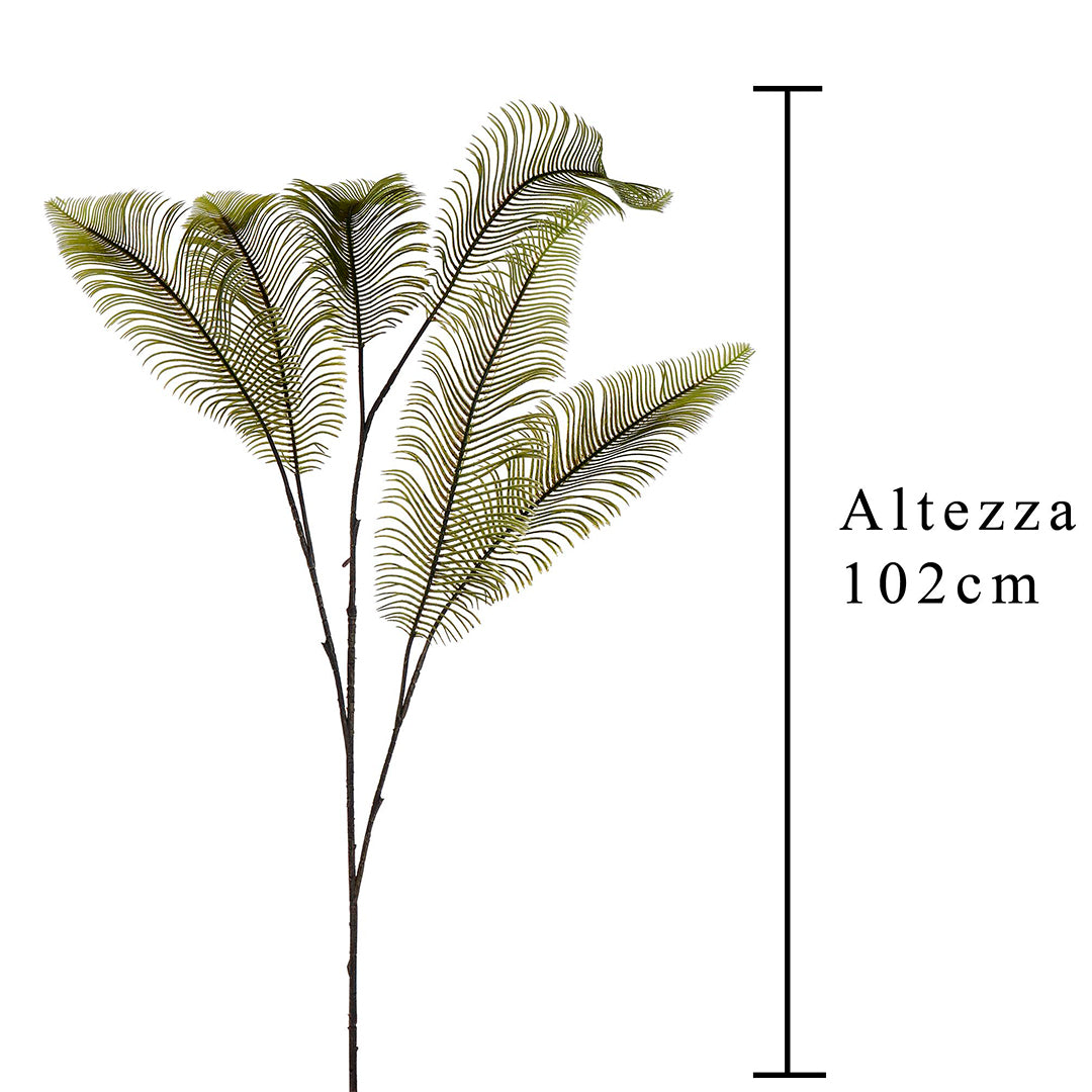 3 Pezzi • Ramo cicas artificiale • 102 cm