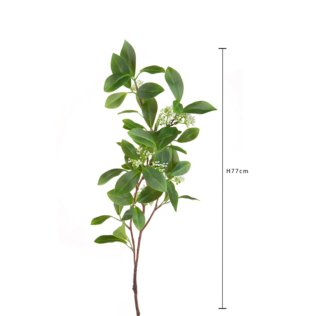 3 Pezzi • Ramo Mirto artificiale • 77 cm