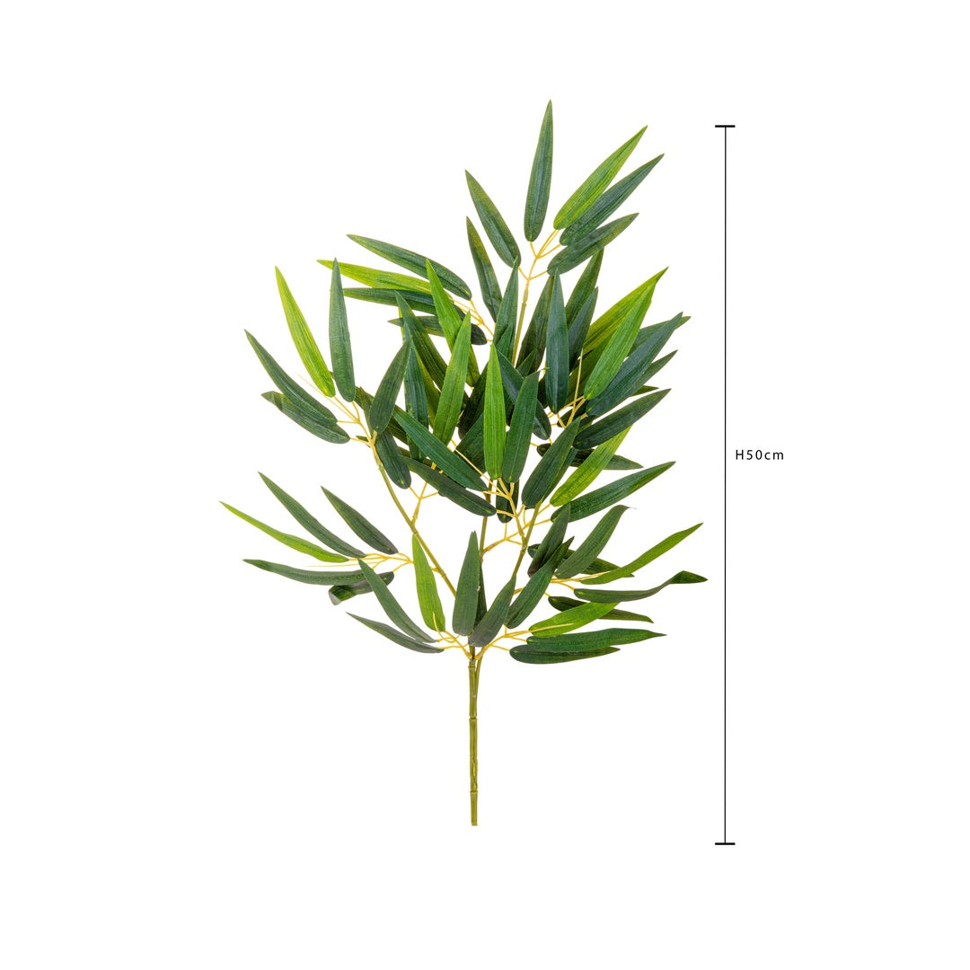 4 Pezzi • Ramo di bamboo artificiale • 50 cm