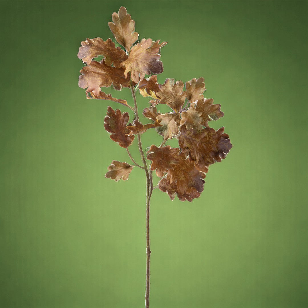 2 Pezzi • Foglia di quercia artificiale • 78 cm