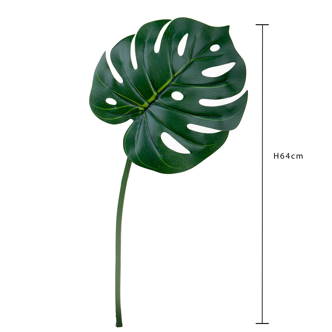 8 Pezzi • Foglia monstera artificiale • 64 cm