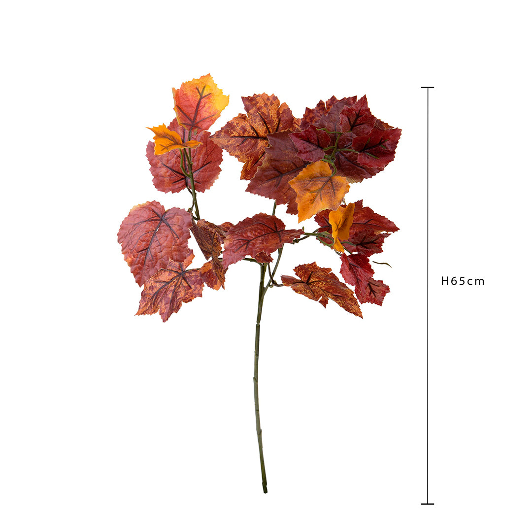3 Pezzi • Ramo vite per 3 diramazioni artificiale • 65 cm