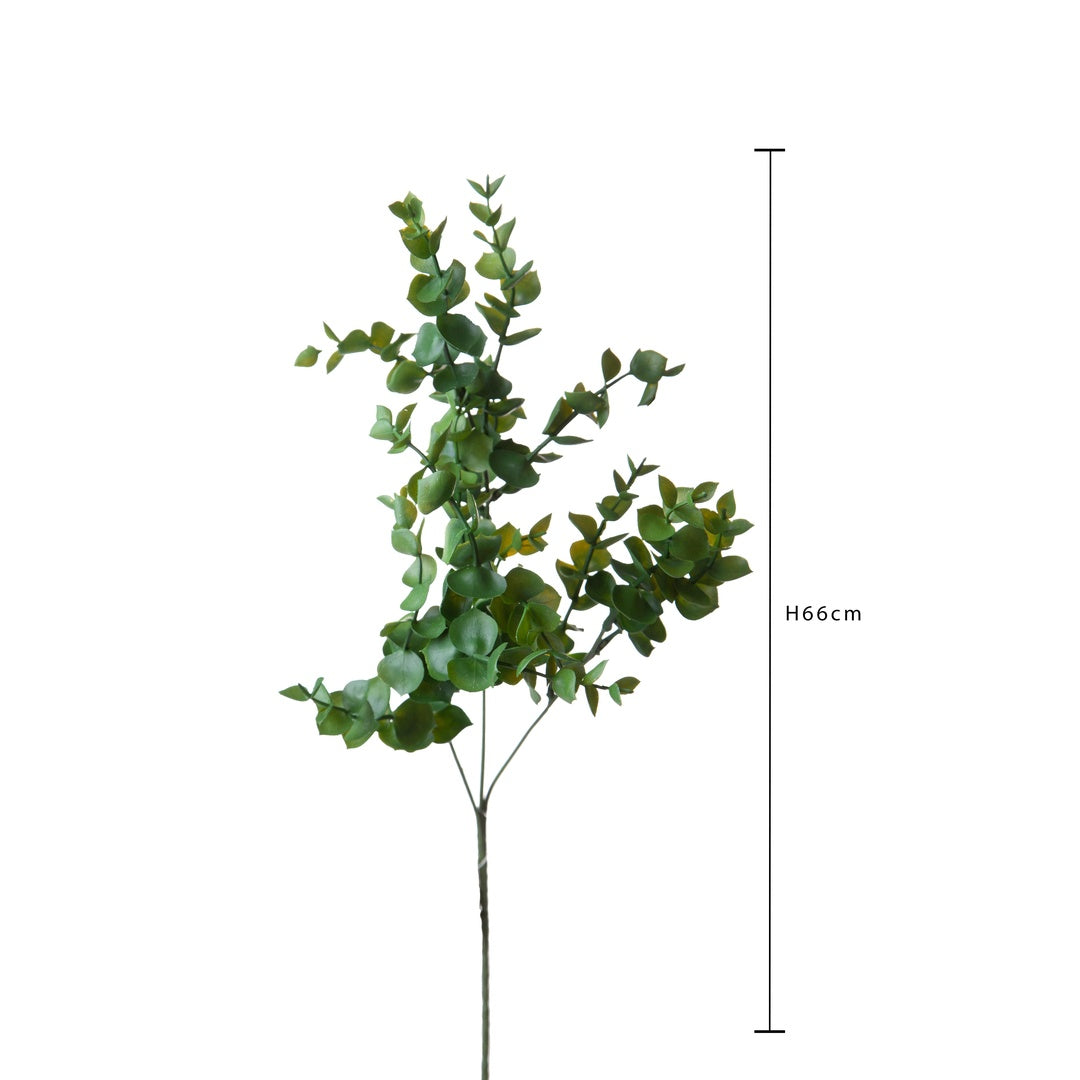 3 Pezzi • Mini eucalyptus per 3 diramazioni artificiale • 66 cm