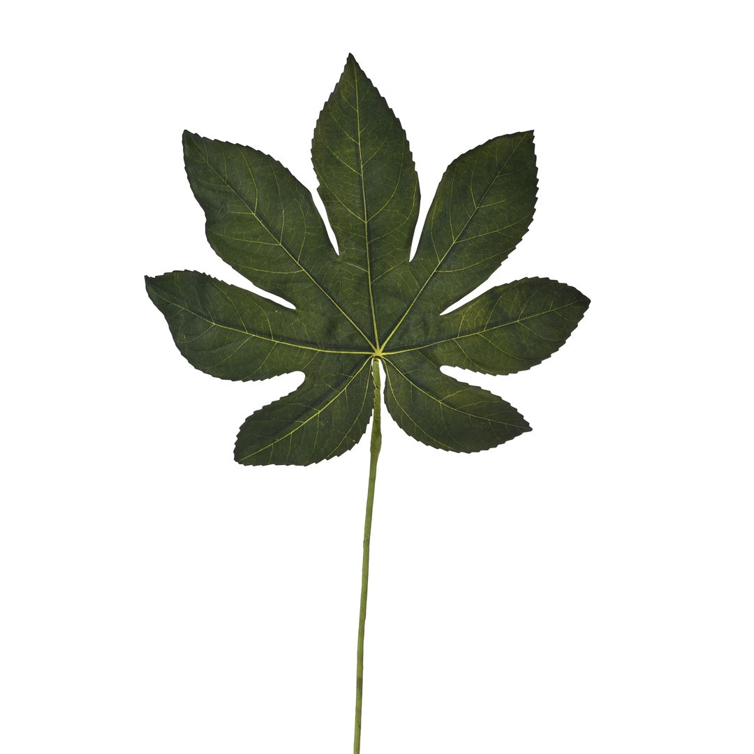 8 Pezzi • Folgia di aralia artificiale • 33 cm