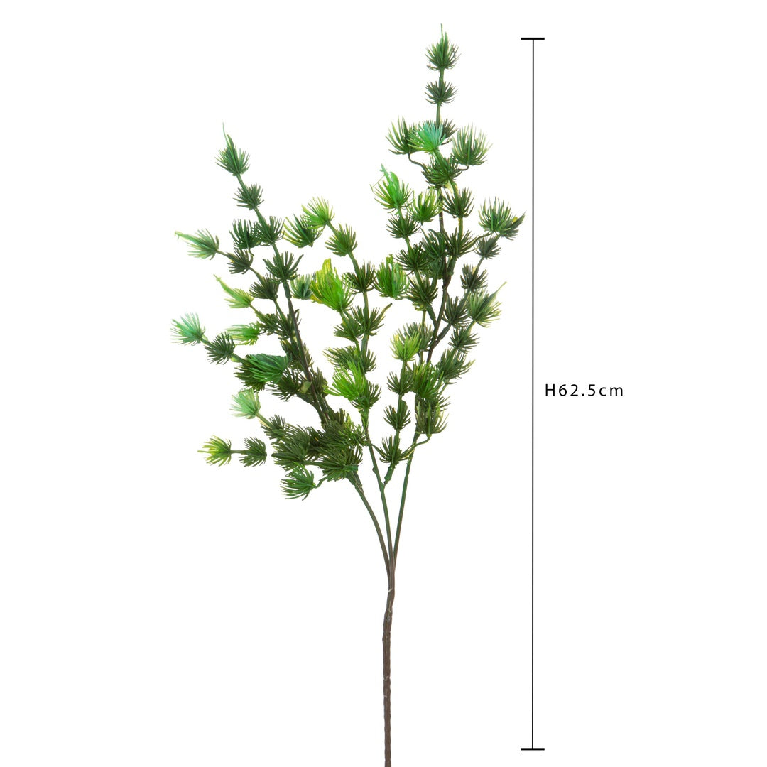 4 Pezzi • Ramo di microcladium artificiale • 62,5 cm