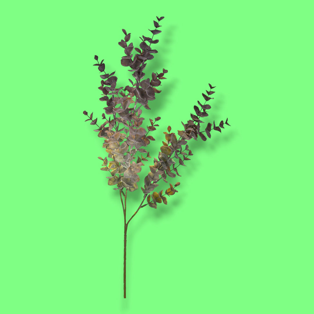 2 Pezzi • Ramo eucalipto per 3 diramazioni artificiale • 67 cm