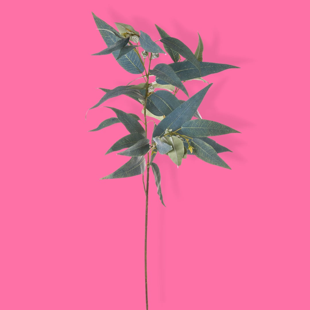 3 Pezzi • Ramo di eucalipto artificiale • 100 cm