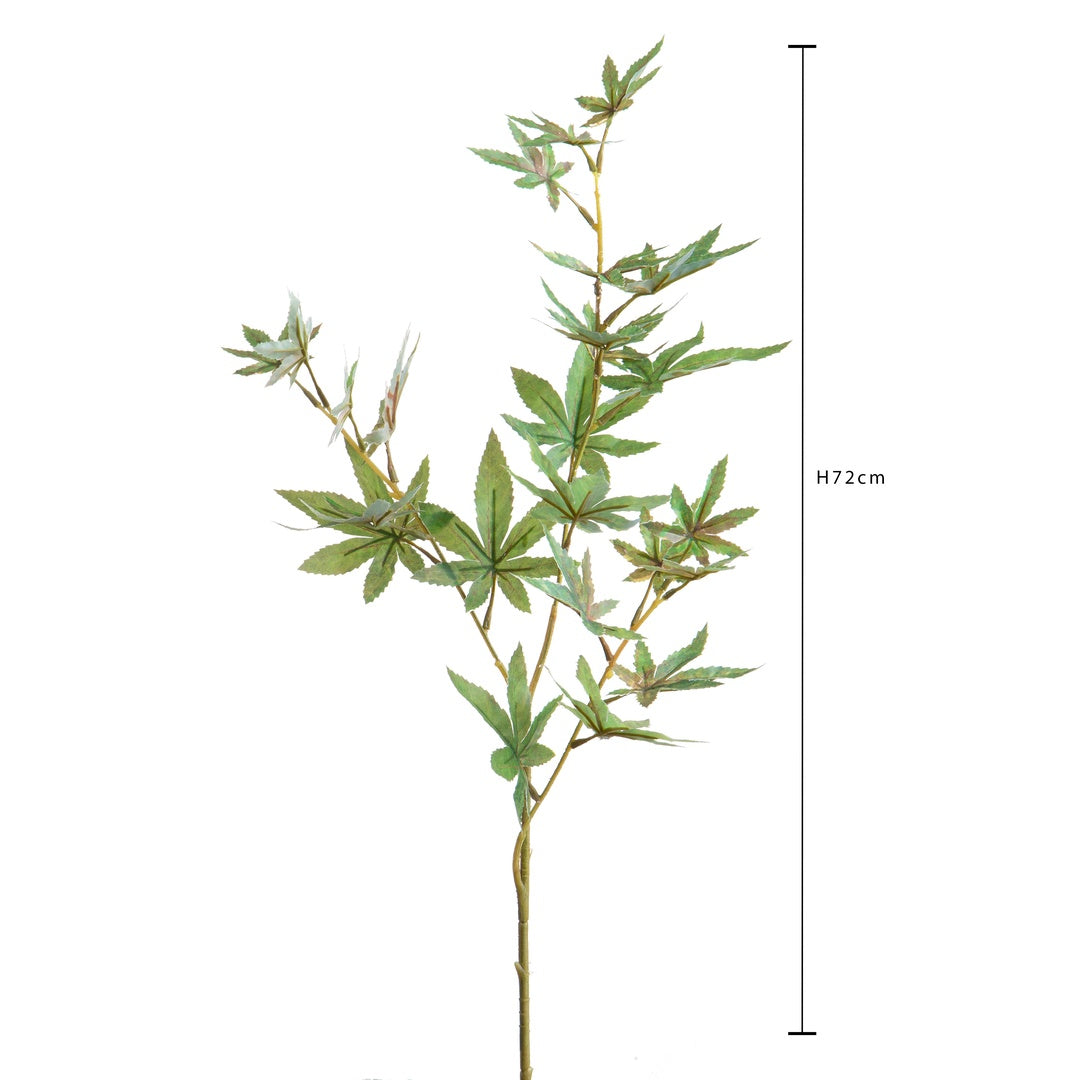 3 Pezzi • Ramo di acero giapponese artificiale • 72 cm