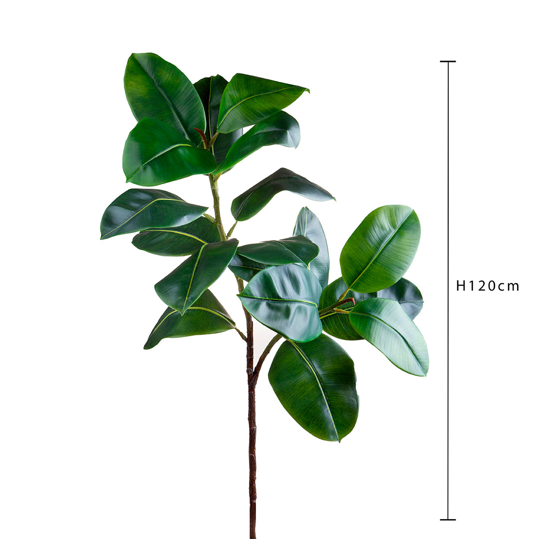 Verde artificiale Ramo di ficus real touch • 120 cm