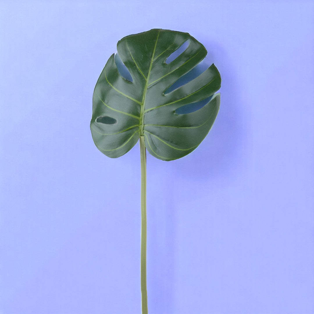 4 Pezzi • Foglia monstera artificiale • 55 cm