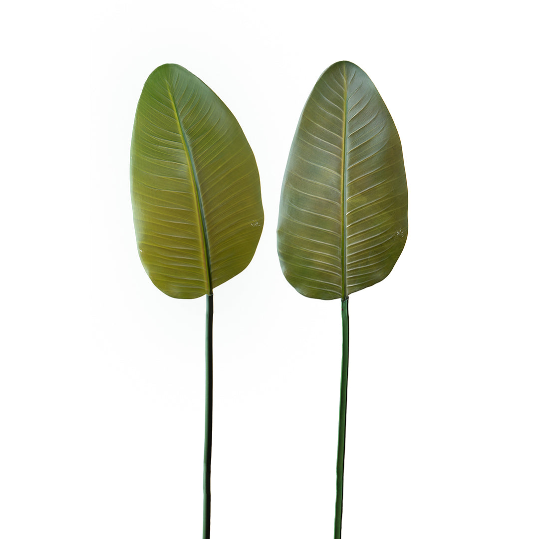 2 Pezzi • Foglia di banano artificiale • 110 cm