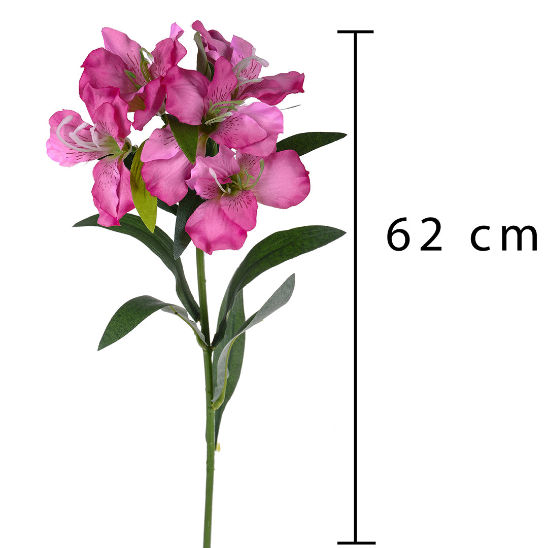 8 Pezzi • Fiore di Alstromeria artificiale • 62 cm