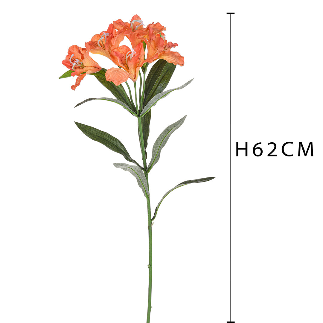 8 Pezzi • Fiore di Alstromeria artificiale • 62 cm