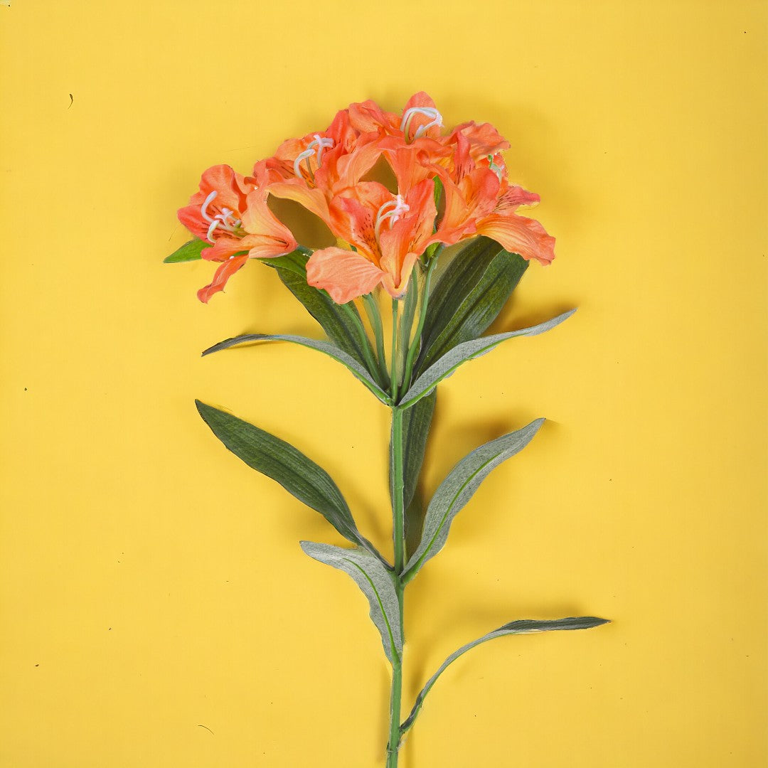 8 Pezzi • Fiore di Alstromeria artificiale • 62 cm