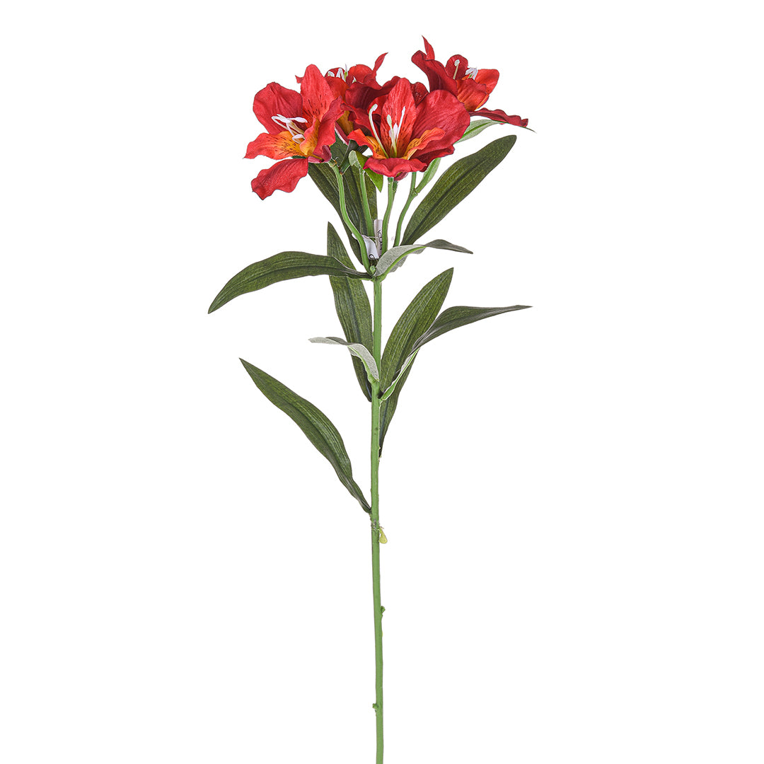 8 Pezzi • Fiore di Alstromeria artificiale • 62 cm