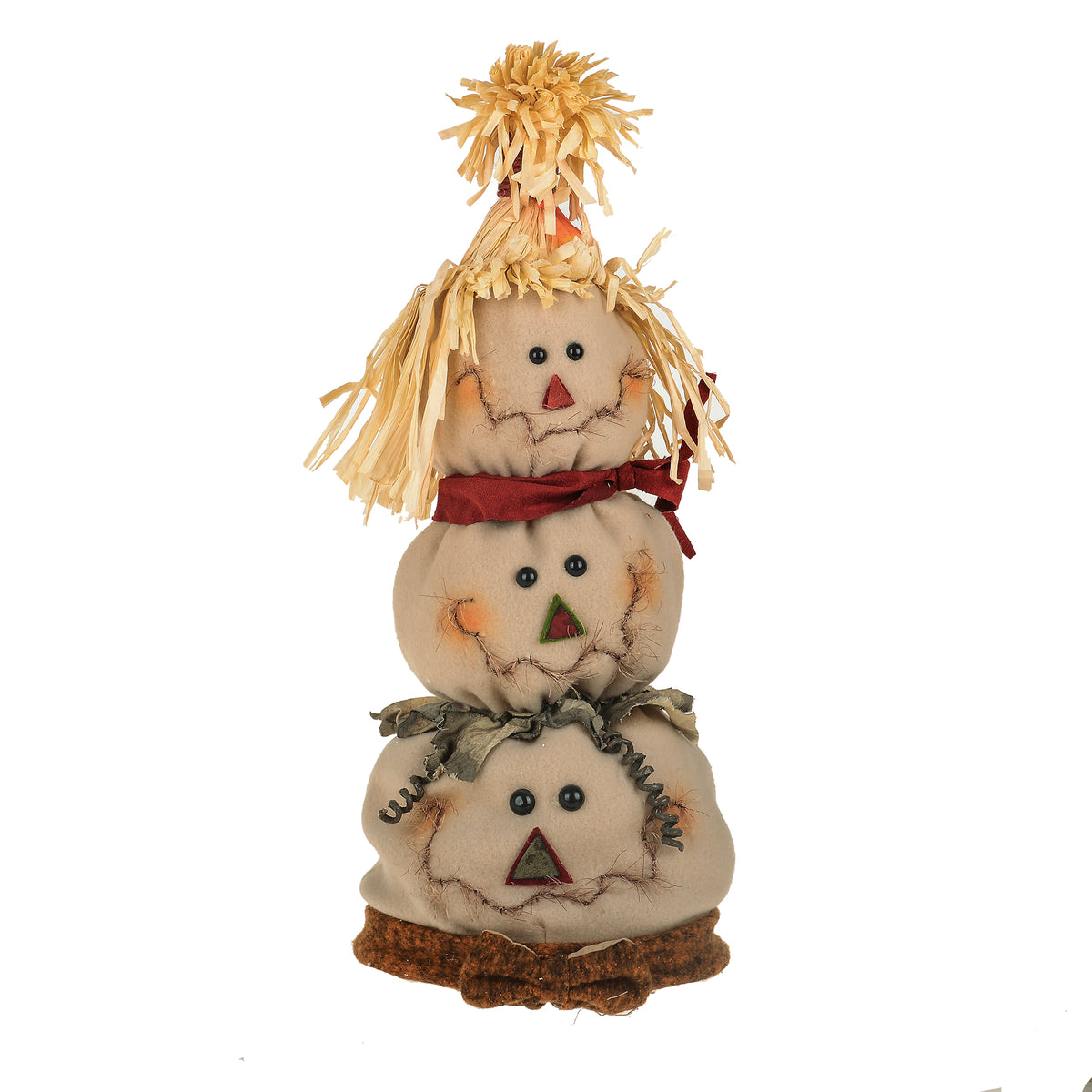 Pupazzo di neve con tre faccine • 45 cm