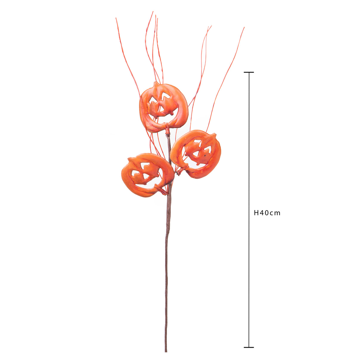 12 Pezzi • Pilck decorazione autunnale con zucca • 30 cm