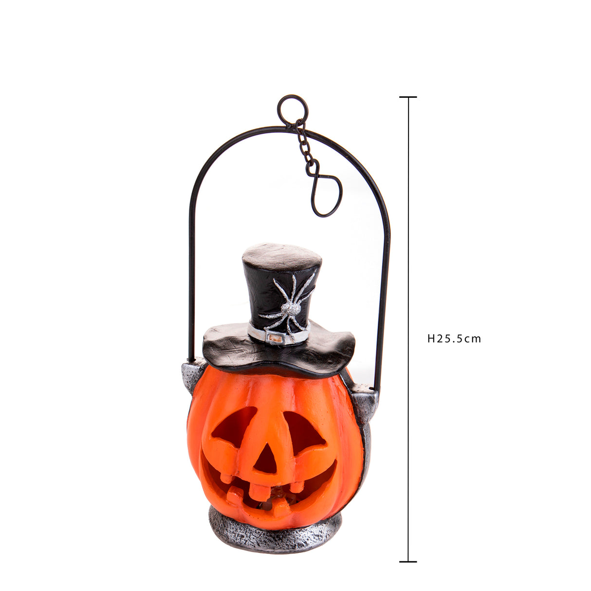 Lanterna a forma di zucca con luci LED • 25,5 cm