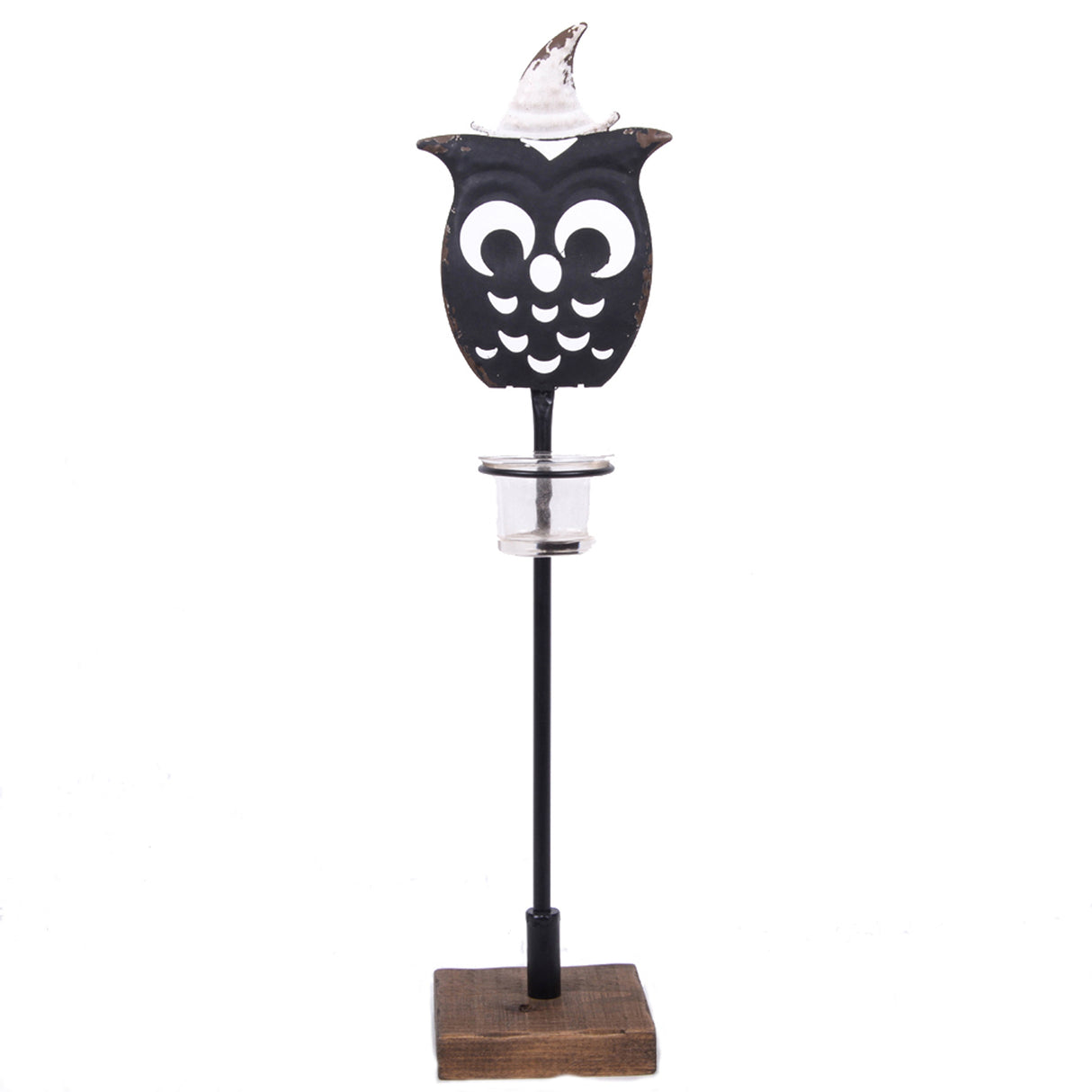 Gufo porta tealight • 48 cm