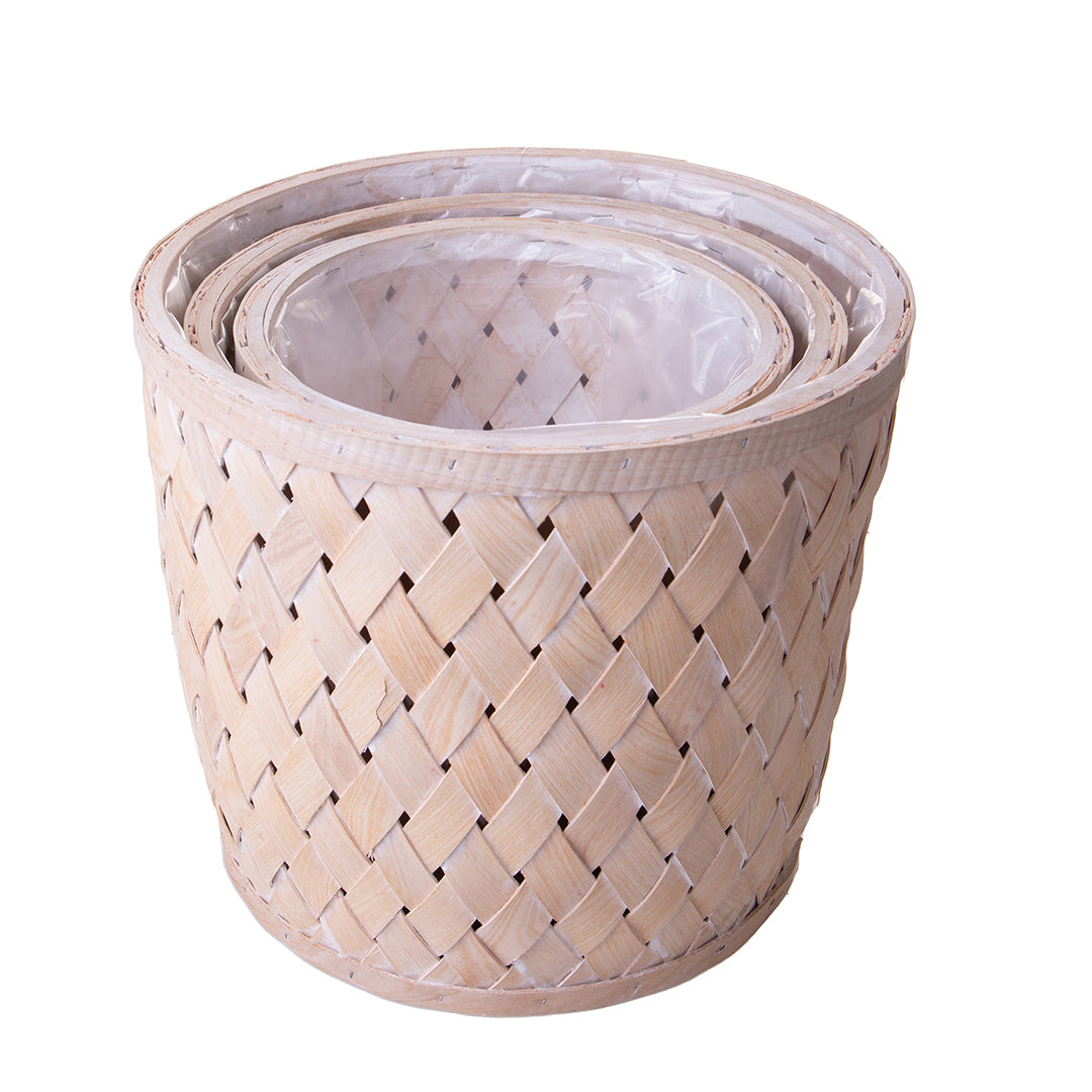 Set di 3 cachepot • 30 cm