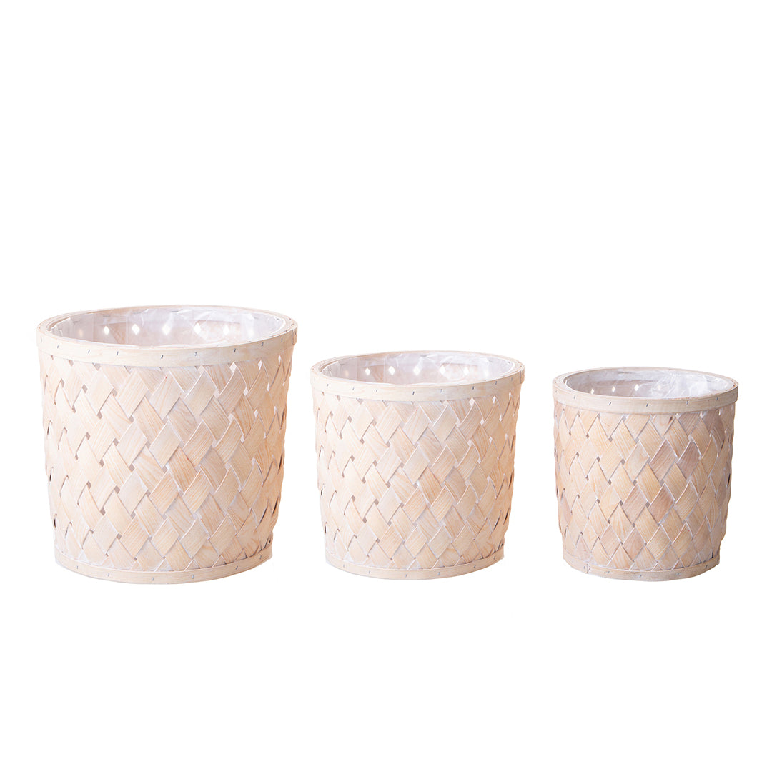 Set di 3 cachepot • 30 cm