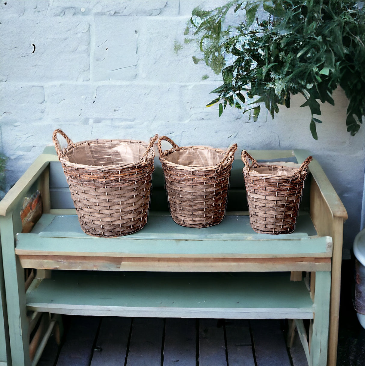 Set di 3 cachepot • 20 cm