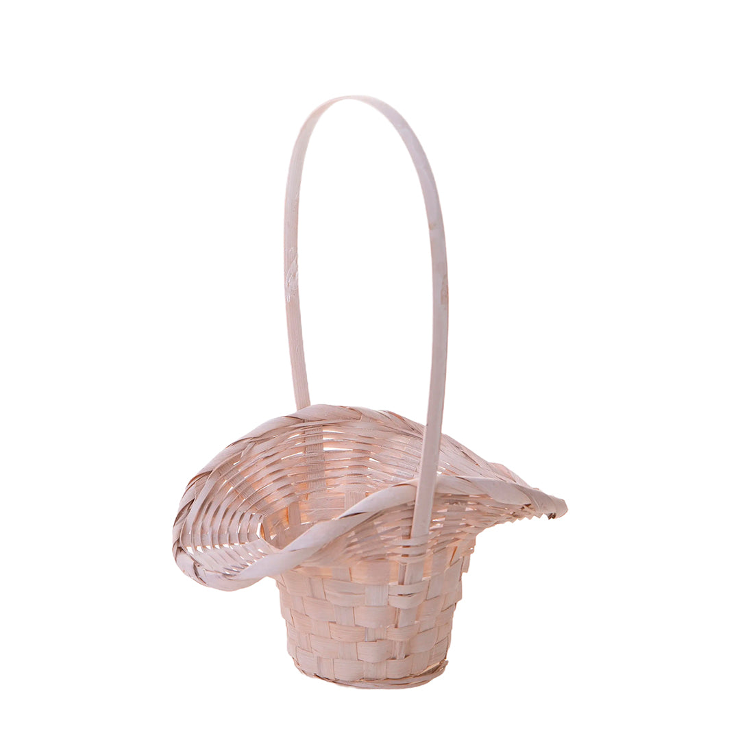 8 Pezzi • Cesto a forma di cappello in vimini • 31 cm