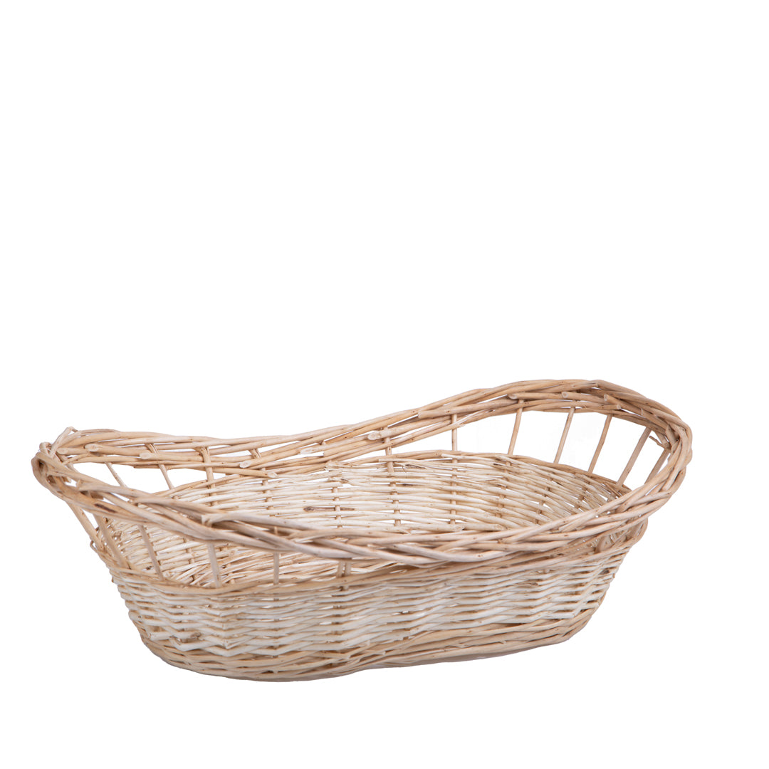 Cesto ovale in vimini • 55 cm