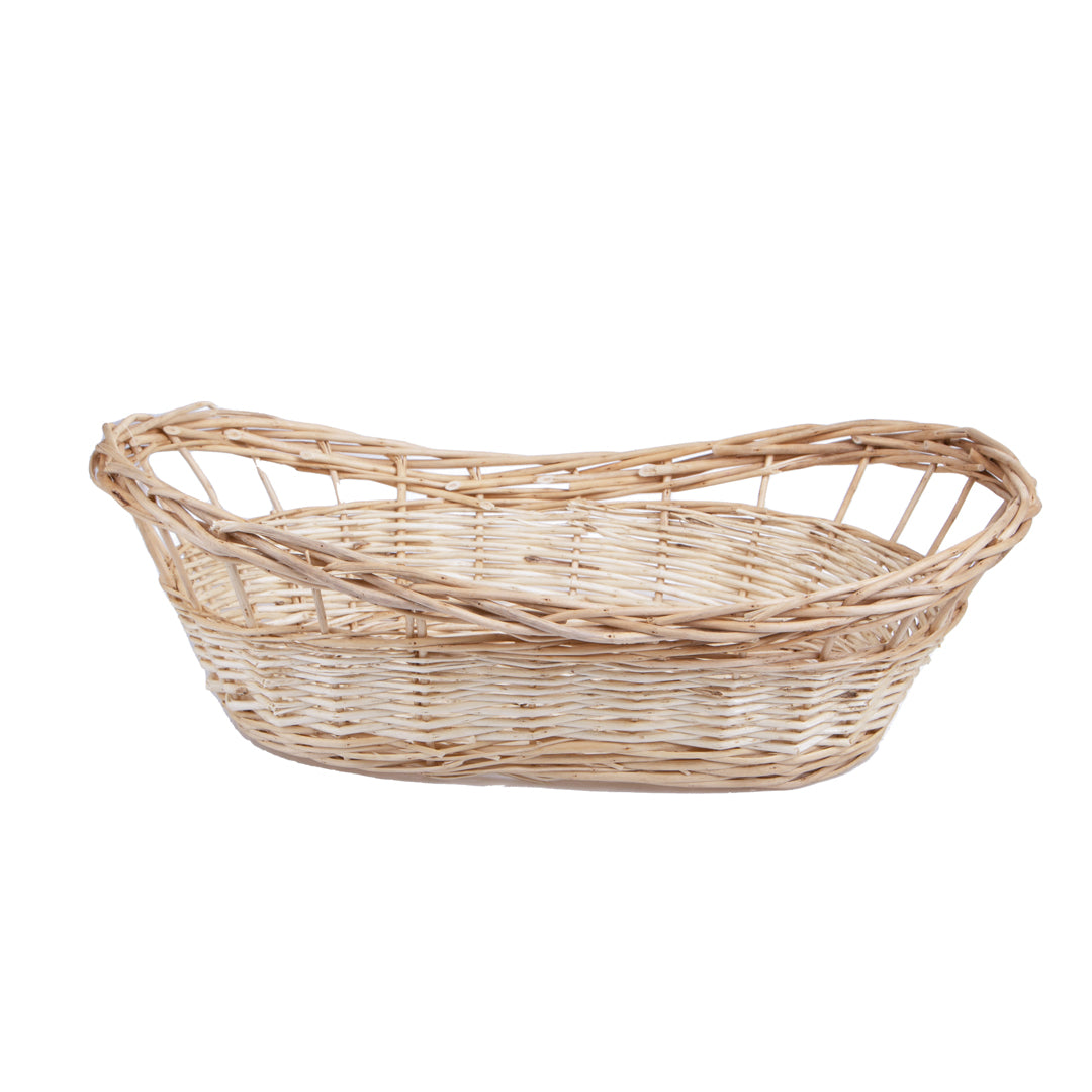 Cesto ovale in vimini • 55 cm
