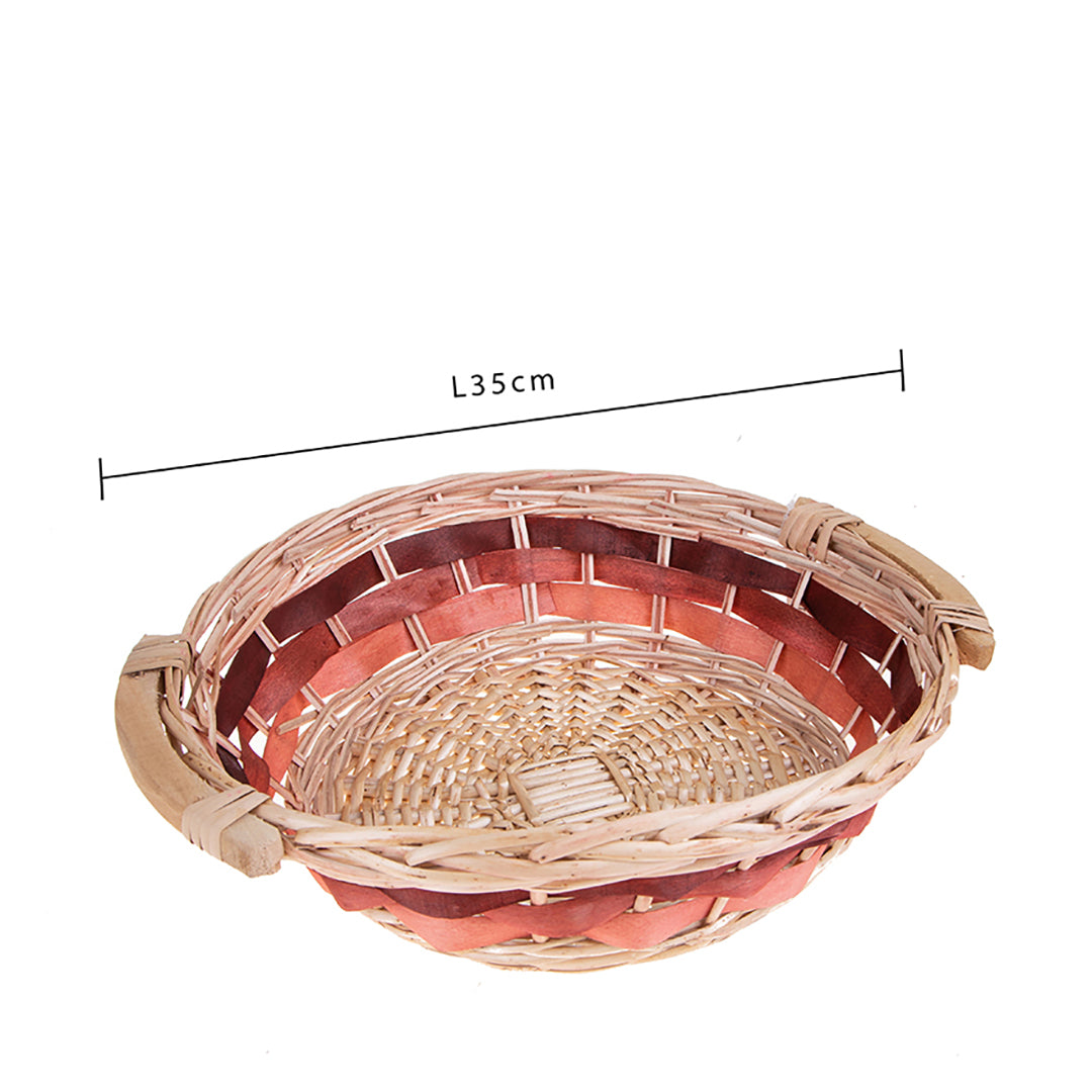 2 Pezzi • Cesto Rotondo • 12 cm