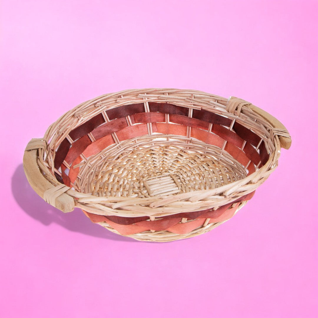 2 Pezzi • Cesto Rotondo • 12 cm