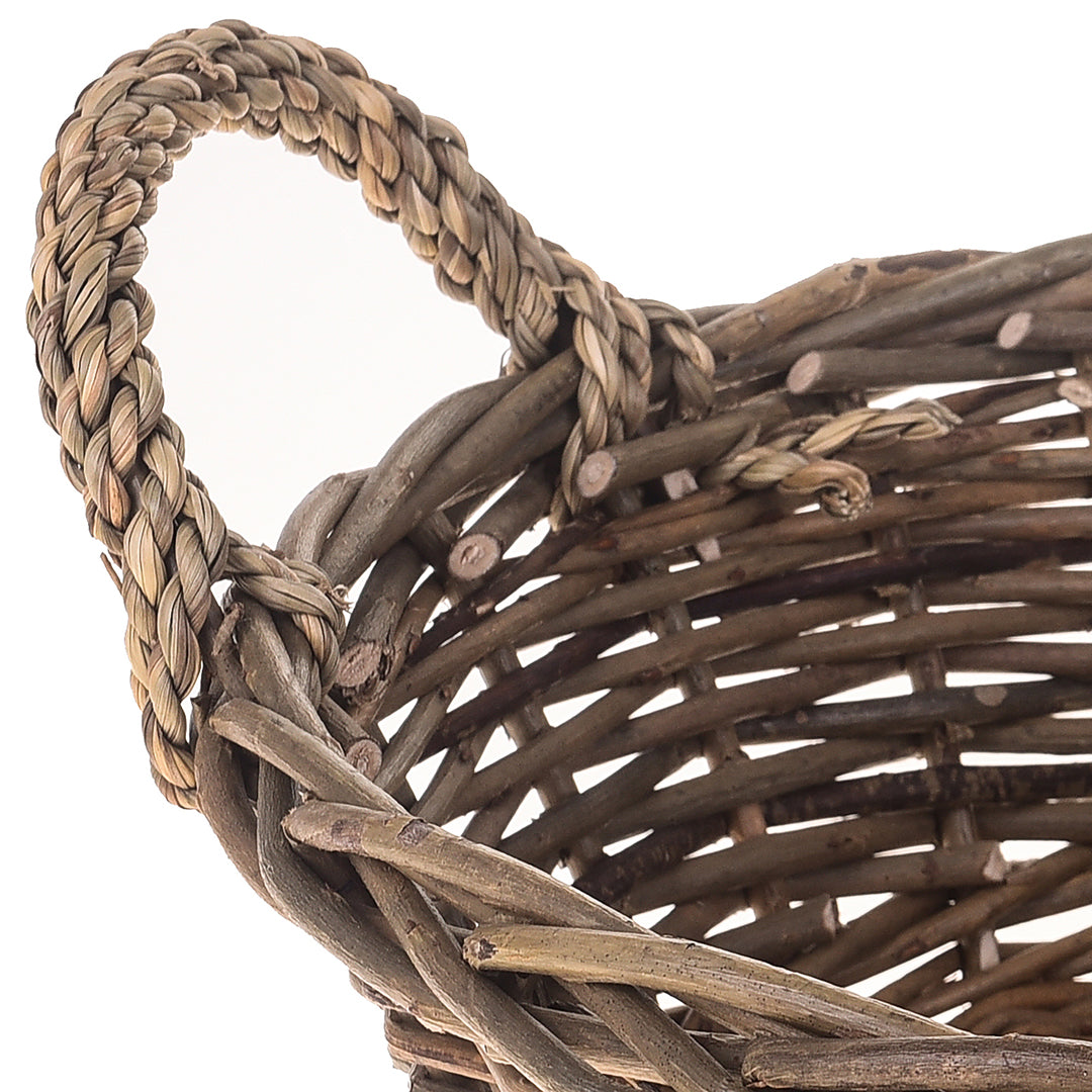 Cesto rotondo natalizio willow • 13 cm