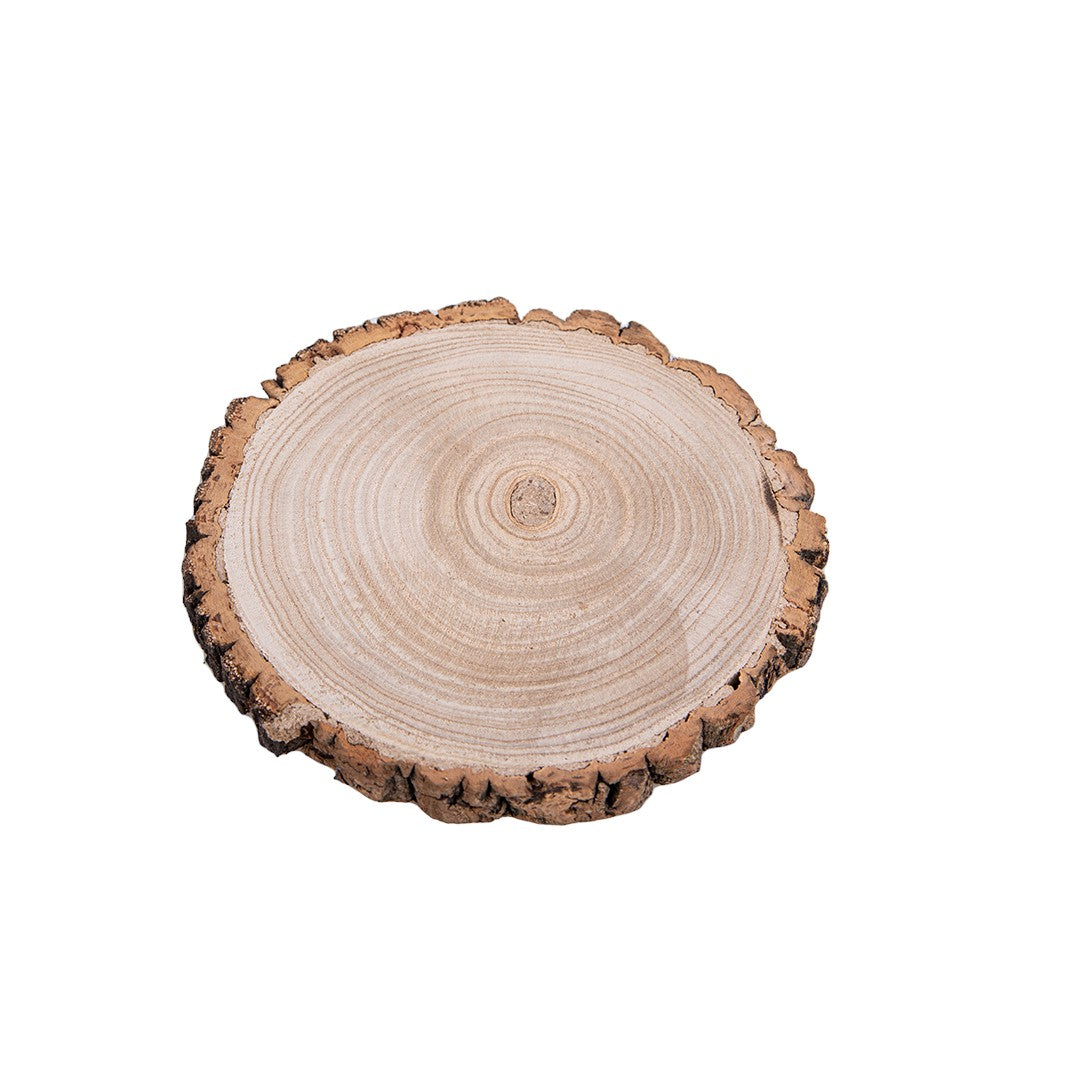 5 Pezzi • Fetta Legno • 2 cm